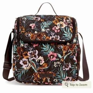 Vera Bradley Lunch Crossbody Bag in Cotton ✨ Bali Jungle | insulated quilted
